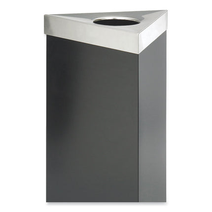 Trifecta Waste Receptacle Lid, No Inscription, 20w x 20d x 3h, Stainless Steel