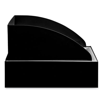 Mixx Recycling Center Lid, Topper Style, 9.87w x 19.87d x 0.62h, Black