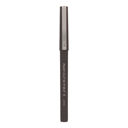 Razor Point Fine Line Porous Point Pen, Stick, Extra-Fine 0.3 Mm, Black Ink, Black Barrel, Dozen