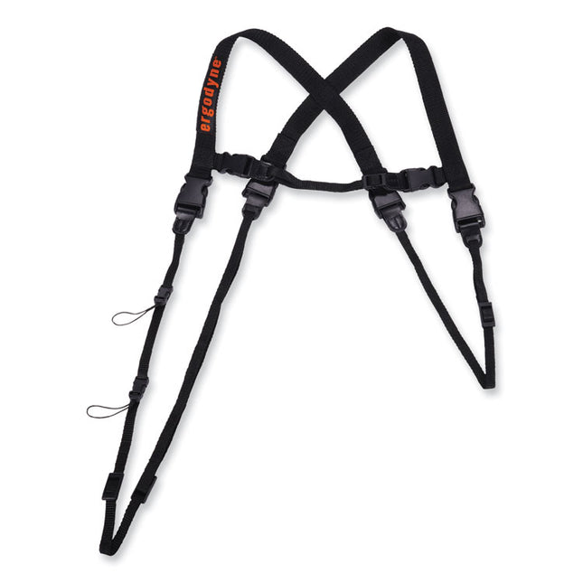 Squids 3132 Barcode Scanner Lanyard Harness, Large: 20" Arm Strap, 43" Long Lanyard Strap, Black