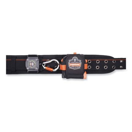 Squids 3002 Retractable Lanyard with Carabiner + Belt-Loop Anchor, 2 lb Max Working Capacity, 6" to 48" Long, Gray