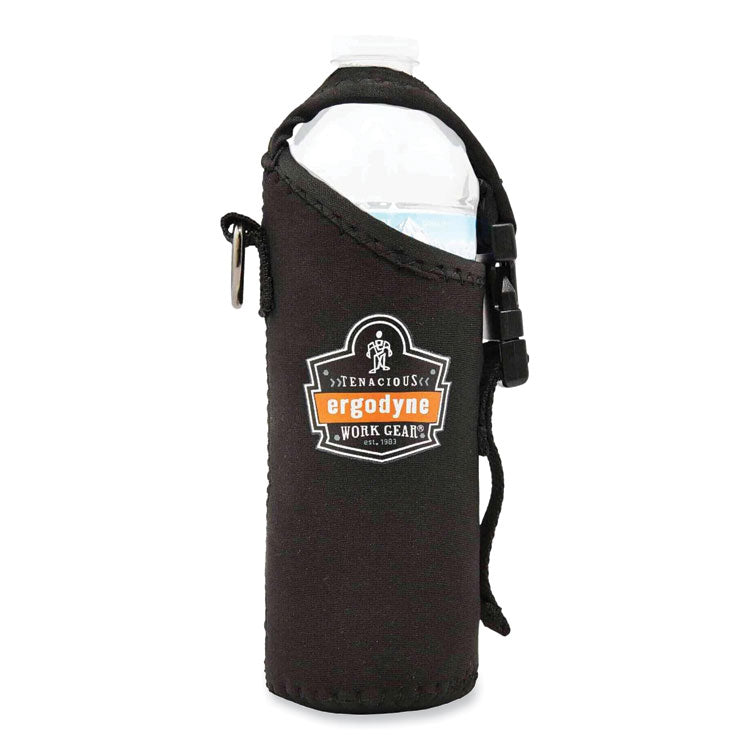 Squids 3775 Can + Bottle Holder Trap, Small, 3.62 x 7.25 x 2.5, Neoprene, Black