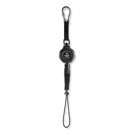 Squids 3001 Retractable Tool Lanyard with Choking-Loop Tool Tether + Carabiner Anchor, 2 lb Max Working Capacity, 48" Long