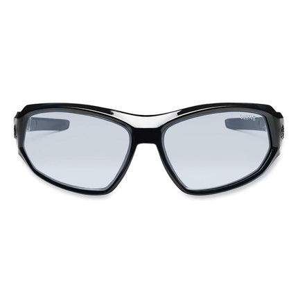 Skullerz Loki Safety Glasses/Goggles, Black Nylon Impact Frame, AntiFog Indoor/Outdoor Polycarbonate Lens