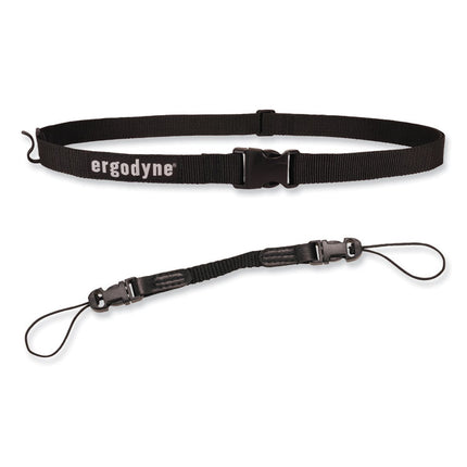 Squids 3135 Barcode Scanner Belt with Hook + Adaptor Strap, Small: 29" to 53" Long, Black