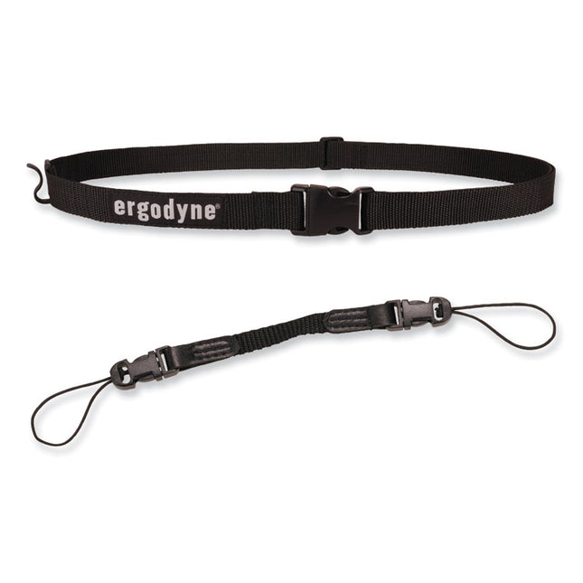 Squids 3135 Barcode Scanner Belt with Hook + Adaptor Strap, Small: 29" to 53" Long, Black
