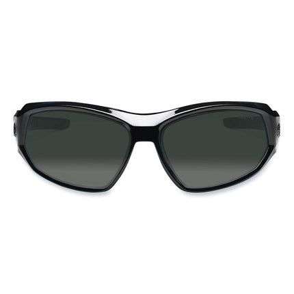 Skullerz Loki Safety Glasses/Goggles, Black Nylon Impact Frame,Polarized Smoke Polycarbonate Lens