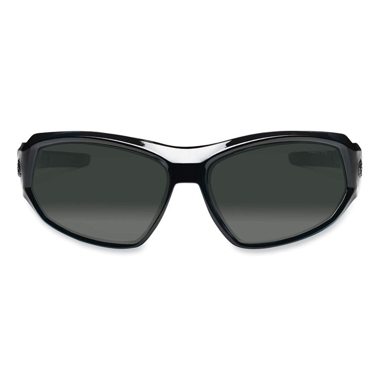 Skullerz Loki Safety Glasses/Goggles, Black Nylon Impact Frame,Polarized Smoke Polycarbonate Lens