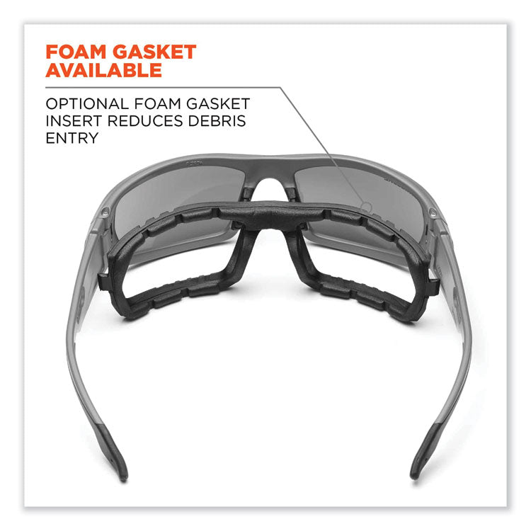 Skullerz Odin Safety Glasses, Kryptek Highlander Nylon Impact Frame, Anti-Fog Clear Lens