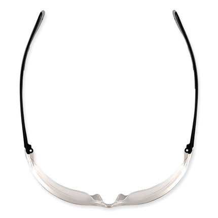 Skullerz Vali Frameless Safety Glasses, Black Nylon Impact Frame, Indoor/Outdoor Polycarbonate Lens