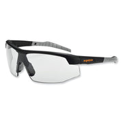 Skullerz Skoll Safety Glasses, Matte Black Nylon Impact Frame, Indoor/Outdoor Polycarbonate Lens