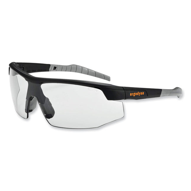 Skullerz Skoll Safety Glasses, Matte Black Nylon Impact Frame, Indoor/Outdoor Polycarbonate Lens