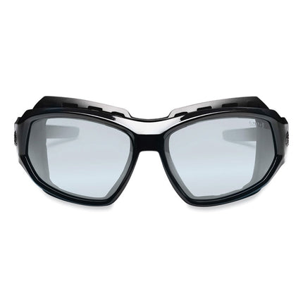 Skullerz Loki Safety Glasses/Goggles, Black Nylon Impact Frame, AntiFog Indoor/Outdoor Polycarbonate Lens
