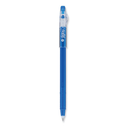 FriXion ColorSticks Erasable Gel Pen, Stick, Fine 0.7 mm, Blue Ink, Blue Barrel, Dozen