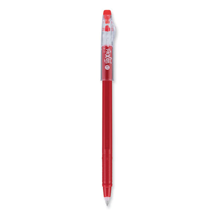 FriXion ColorSticks Erasable Gel Pen, Stick, Fine 0.7 mm, Red Ink, Red Barrel, Dozen
