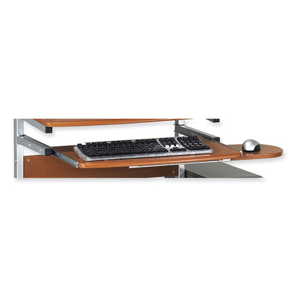 Eastwinds Series Portrait PC Desk Cart, 36" x 19.25" x 31", Medium Cherry