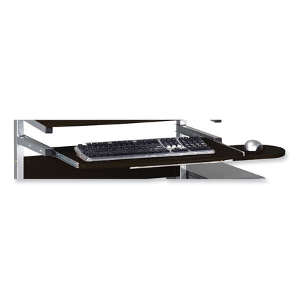 Eastwinds Series Portrait PC Desk Cart, 36" x 19.25" x 31", Anthracite