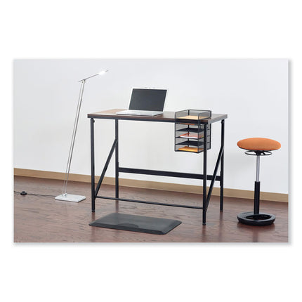 Onyx Horizontal Hanging Storage, 5 Sections, Letter Size Files, 10.25" x 12.4" x 14.4", Black