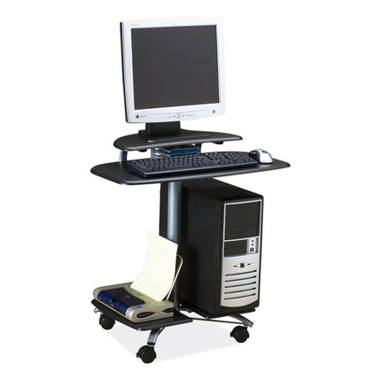 Eastwinds Series FPD Computer Table, 28.5" x 26" x 29.5", Anthracite