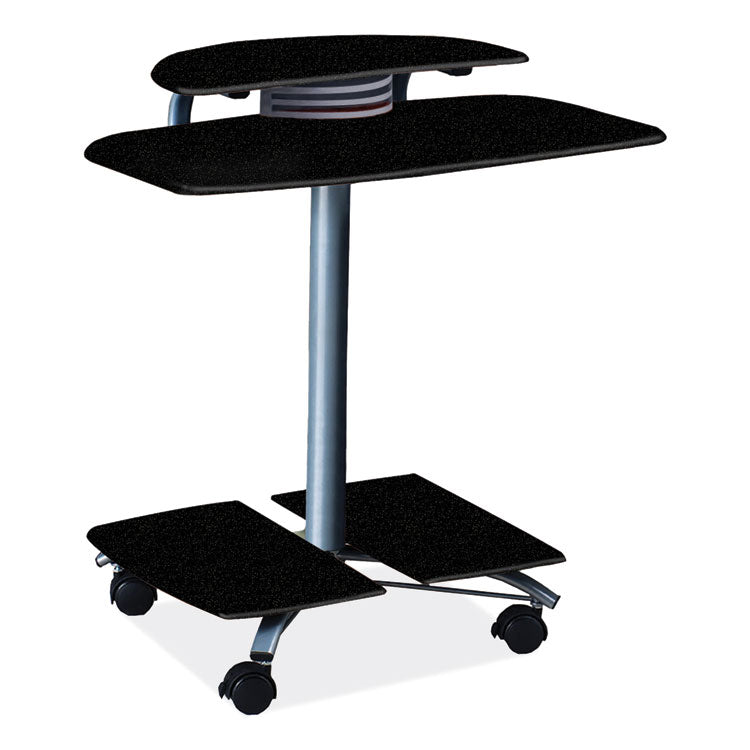 Eastwinds Series FPD Computer Table, 28.5" x 26" x 29.5", Anthracite