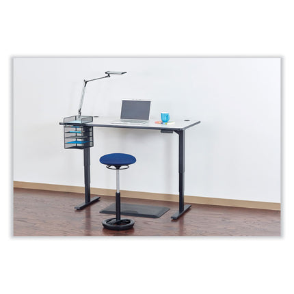 Onyx Horizontal Hanging Storage, 5 Sections, Letter Size Files, 10.25" x 12.4" x 14.4", Black