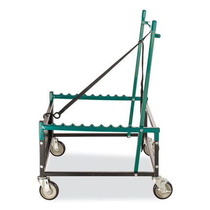 Table Assist Dolly, 1,000 lb Capacity, 38 x 30 x 44.5, Black/Green