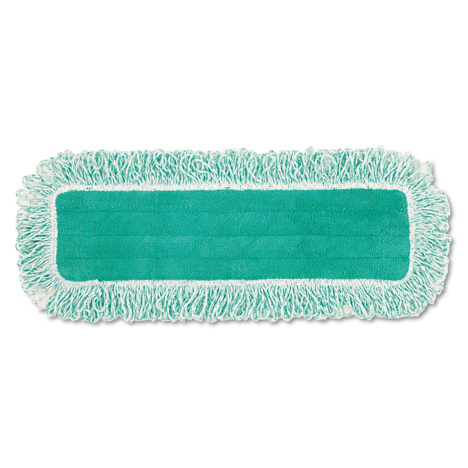 Dust Pad With Fringe, Microfiber, 18" Long, Green