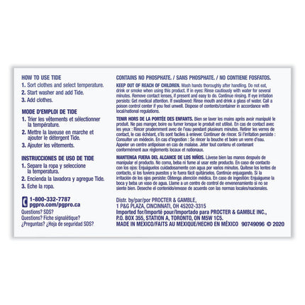 Powder Laundry Detergent Plus Bleach, HE Compatible, Original Scent, 1.4 oz Vending Box, 156/Carton