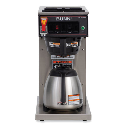 CWTF15-TC 12-Cup Automatic Thermal Coffee Brewer, Gray/Stainless Steel