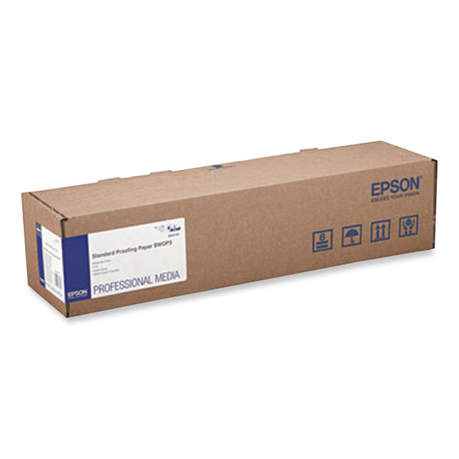 Standard Proofing Paper Roll, 9 Mil, 17" X 100 Ft, Semi-Matte White