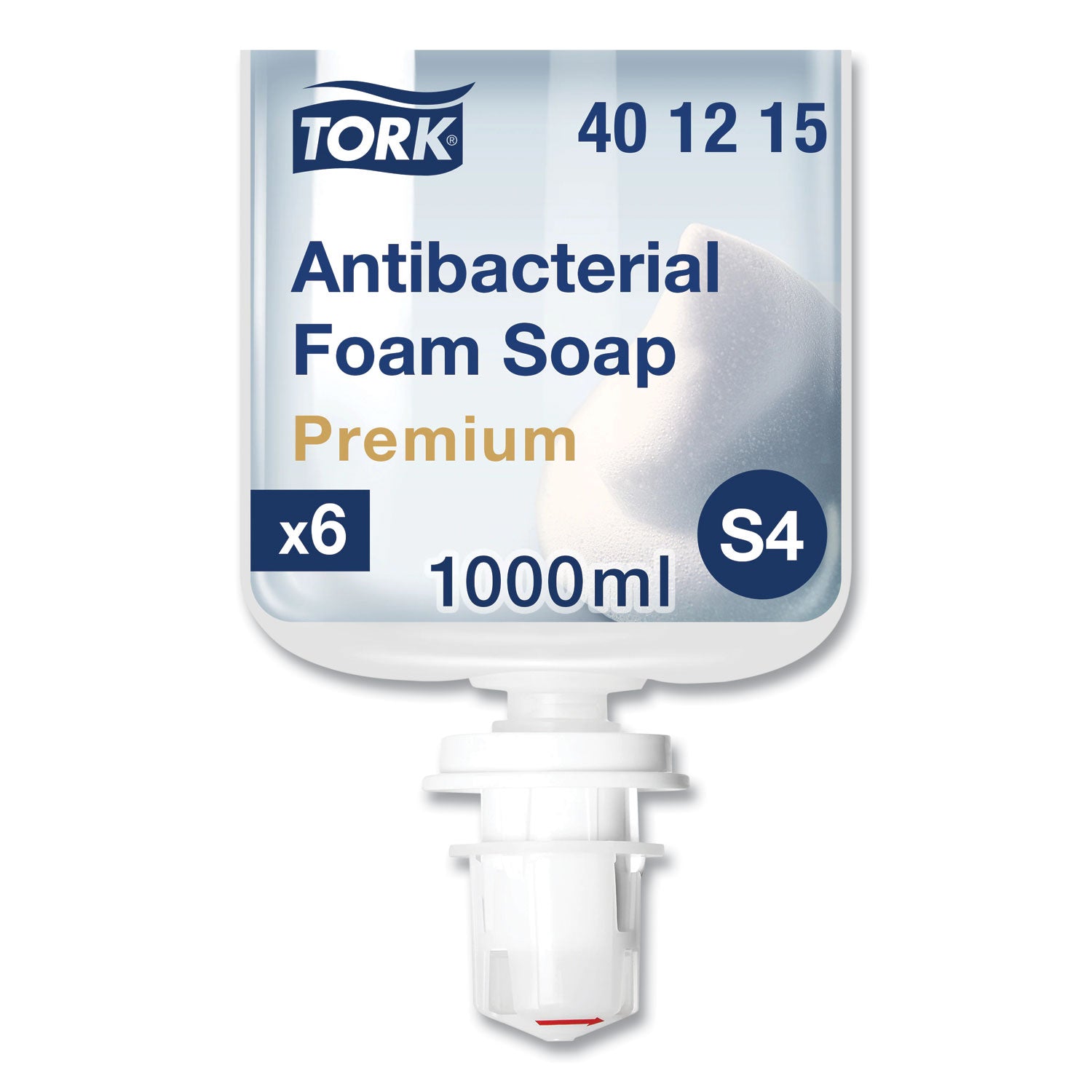 Premium Antibacterial Foam Soap Refill, Unscented, 1 L, 6/Carton