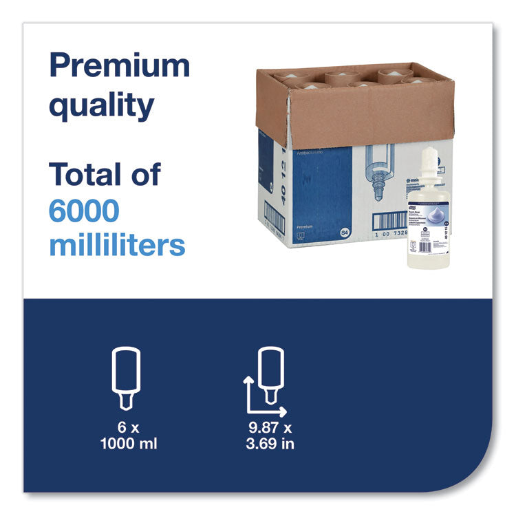 Premium Antibacterial Foam Soap Refill, Unscented, 1 L, 6/Carton