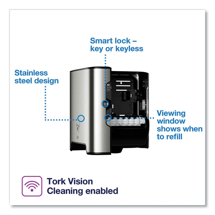 Image Design Matic Hand Towel Roll Dispenser, 13.58 X 8.07 X 15.75, Stainless Steel