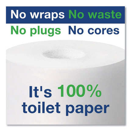 Elevation Coreless High Capacity Bath Tissue Dispenser, 14.17 x 5.08 x 8.23, White