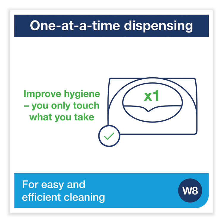 Small Bracket Wiper Dispenser, 8.42 X 4.22 X 5.74, White