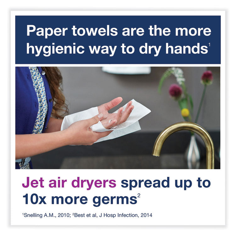 Elevation Matic Hand Towel Roll Dispenser, 13.2 X 8.1 X 14.65, White