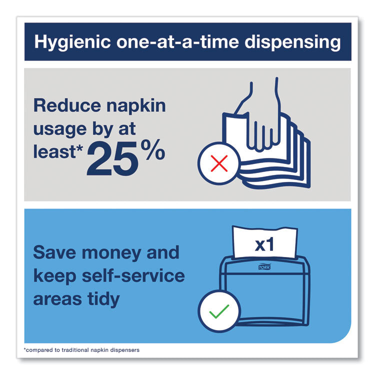 Xpressnap Interfold Dispenser Napkins, 1-Ply, Bag-Pack, 13 X 8.5", White, 6000/carton