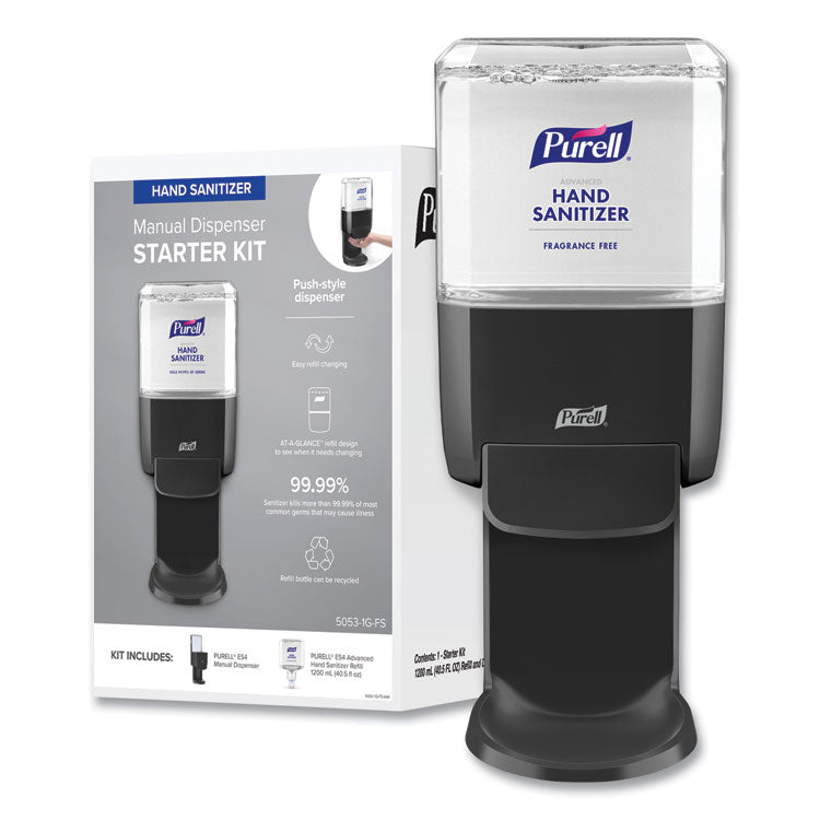 Advanced Hand Sanitizer Foam ES4 Starter Kit, Graphite