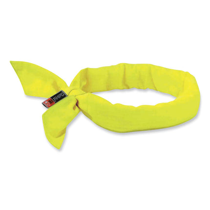 Chill-Its 6700FR Fire Resistant Cooling Tie Bandana Headband, One Size Fits Most, Lime