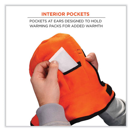 N-Ferno 6878 3-Layer Winter Liner + Mouthpiece Kit, Fleece/Neoprene/Polyester, One Size Fits Most, Black