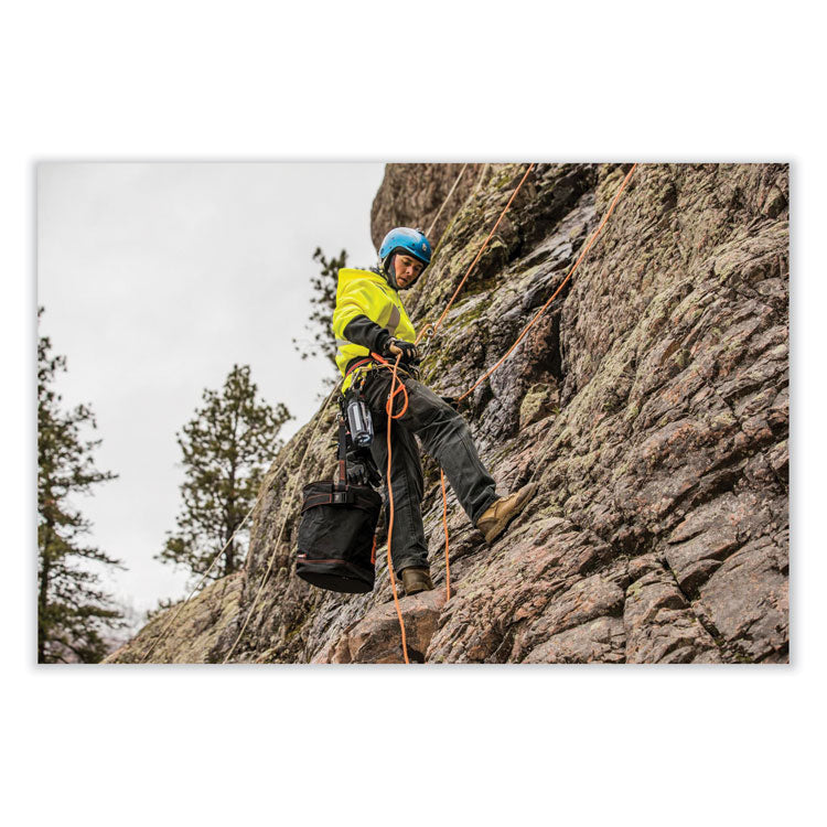 Arsenal 5970 Swiveling Hook Nylon Hoist Bucket, 100 lb, Black