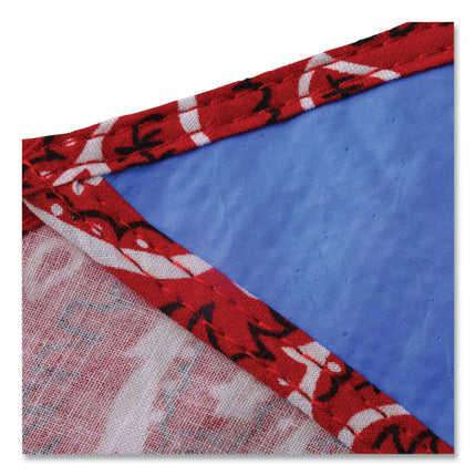 Chill-Its 6710CT Cooling PVA Tie Bandana Triangle Hat, One Size Fits Most, Red Western