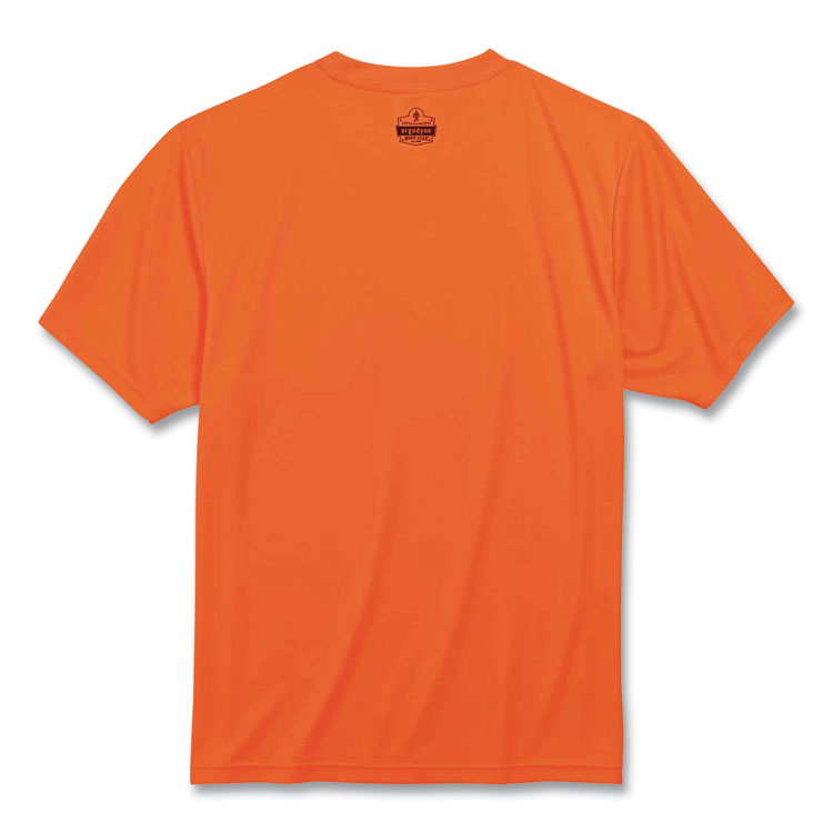 GloWear 8089 Non-Certified Hi-Vis T-Shirt, Polyester, 5X-Large, Orange