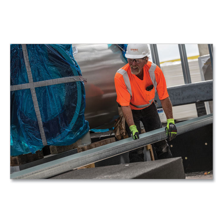 GloWear 8289 Class 2 Hi-Vis T-Shirt, Polyester, Orange, Large