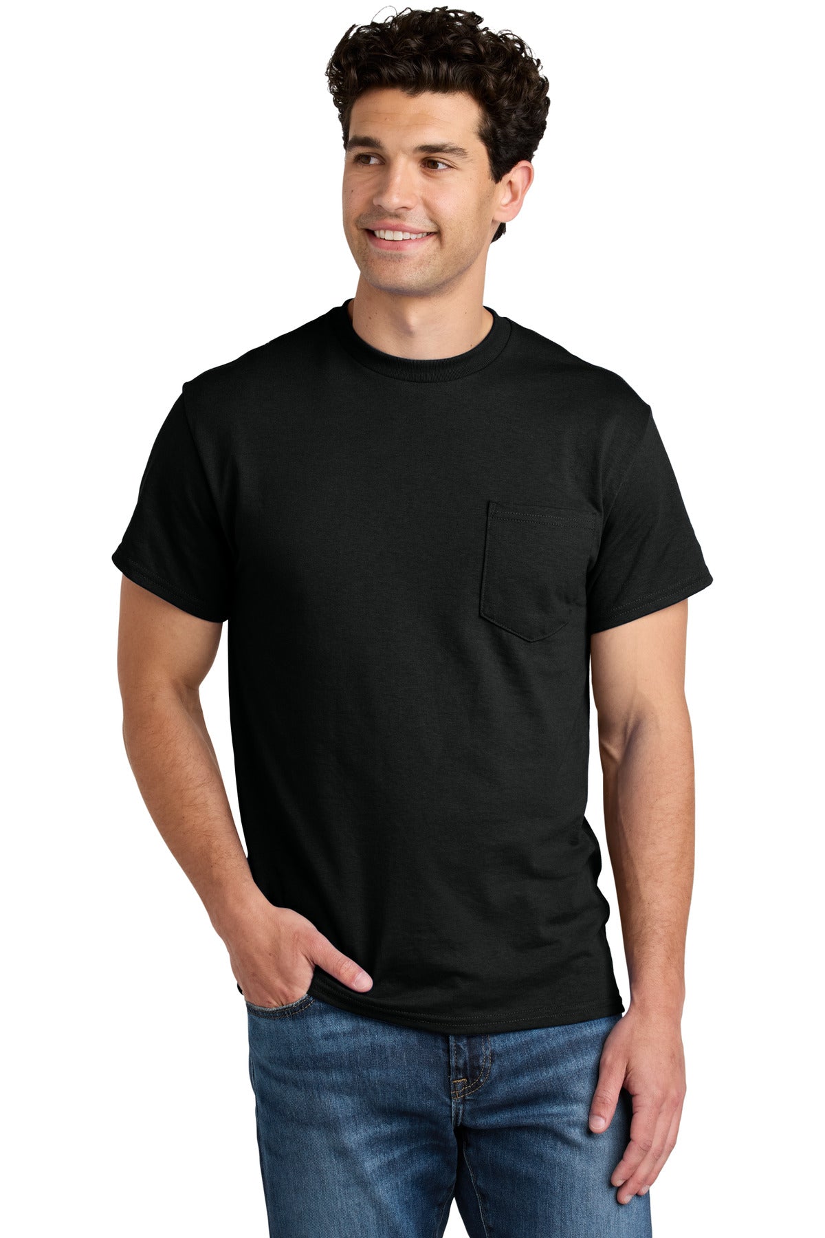 Gildan® - DryBlend® 50 Cotton/50 Poly Pocket T-Shirt 8300