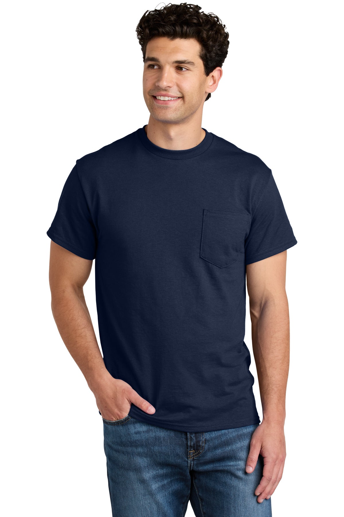 Gildan® - DryBlend® 50 Cotton/50 Poly Pocket T-Shirt 8300