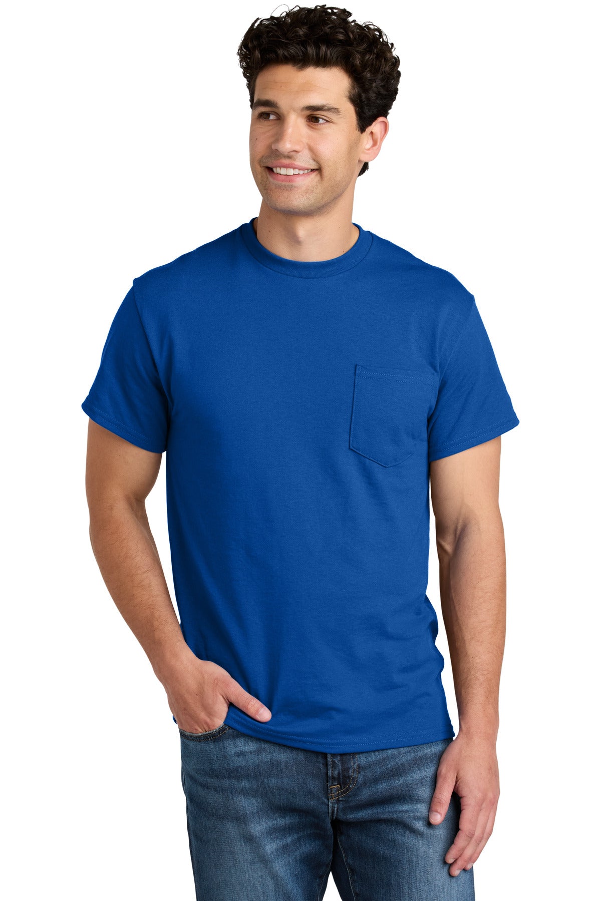 Gildan® - DryBlend® 50 Cotton/50 Poly Pocket T-Shirt 8300