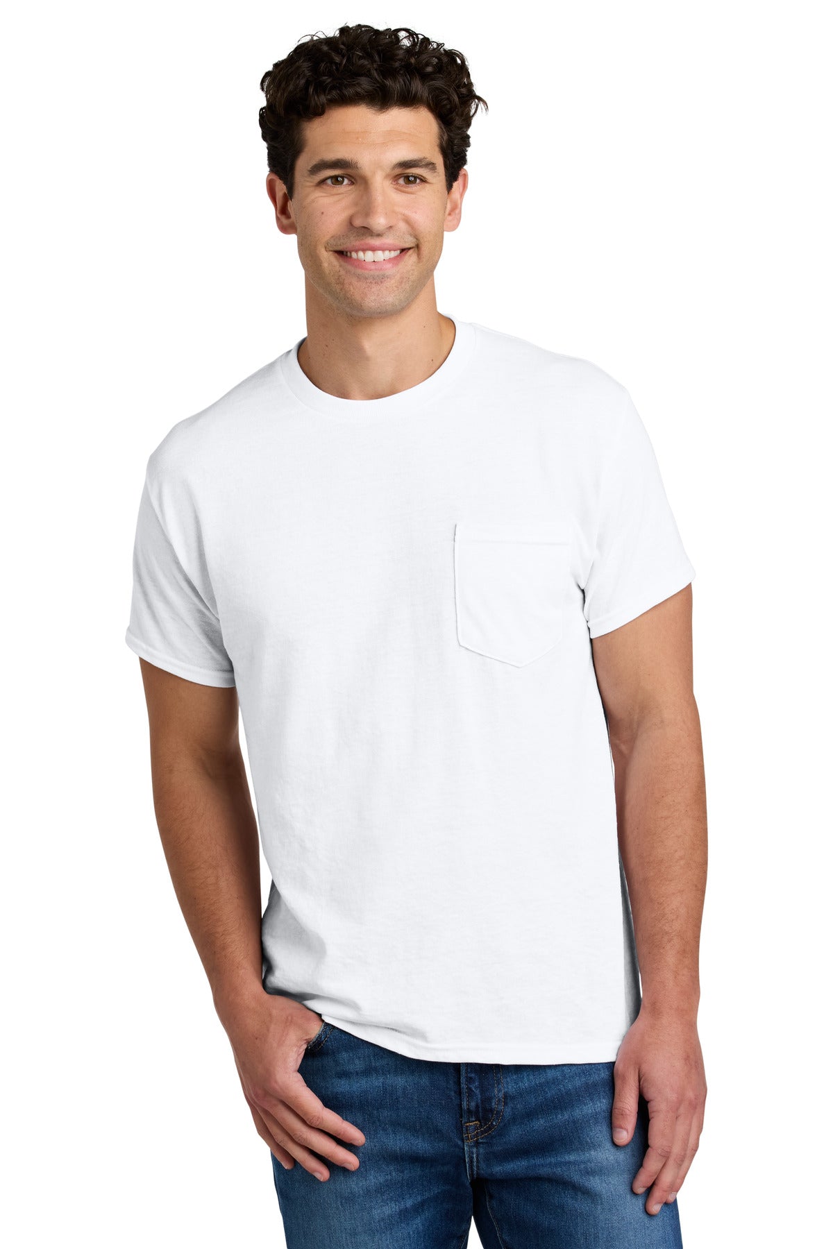 Gildan® - DryBlend® 50 Cotton/50 Poly Pocket T-Shirt 8300