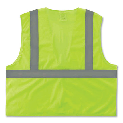 GloWear 8205HL Class 2 Super Economy Mesh Vest, Polyester, Lime, X-Small