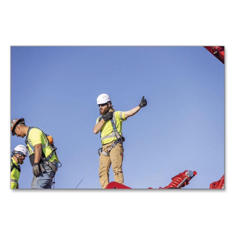 GloWear 8289 Class 2 Hi-Vis T-Shirt, Polyester, Lime, 3X-Large